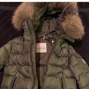 Little Boy Moncler coat(removable fur) Authentic